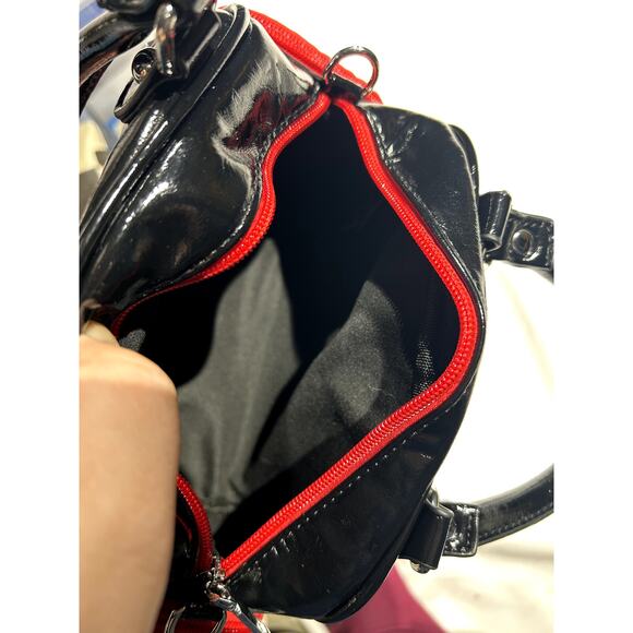 NWOT Paul Frank Patent Leather handbag with a crossbody strap - Picture 5 of 9